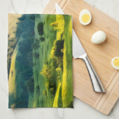 Rolling Hills Schitterende Natuurfoto Theedoek (Quarter Fold)