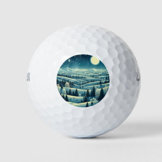 Rolling Hills van de winter Golfballen (Voorkant)