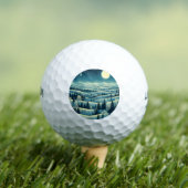 Rolling Hills van de winter Golfballen (Insitu Shirt)