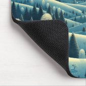 Rolling Hills van de winter Muismat (Hoek)