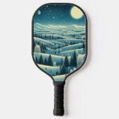 Rolling Hills van de winter Pickleball Paddle (Achterkant)