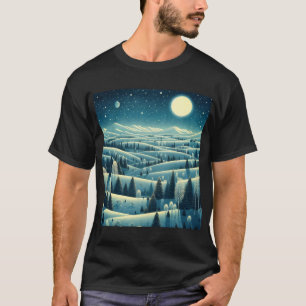 Rolling Hills van de winter T-shirt