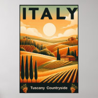 Rolling Hills van Toscane - Vintage Travel
