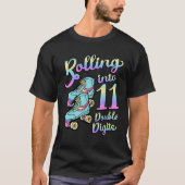 Rolling in 11 Rollers 11th van het dubbel-Digitale T-shirt (Voorkant)