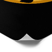 Rolling in deeg Grappig Bakken Pun Dark BG Poster (Hoek)