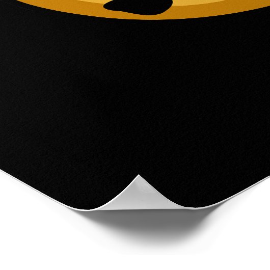 Rolling in deeg Grappig Bakken Pun Dark BG Poster (Hoek)