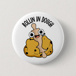 Rolling in deeg grappig bakken woordje ronde button 5,7 cm