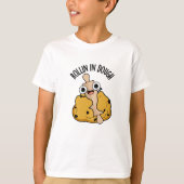 Rolling in deeg grappig bakken woordje t-shirt (Voorkant)