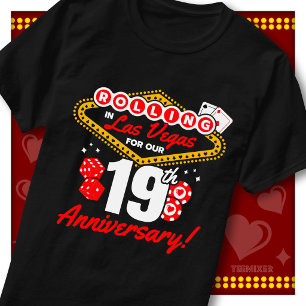 Rolling In Las Vegas 19e verjaardagsreis voor kopp T-shirt