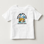 Rolling in mei als Happy Pups - Schattigee lenteho Kinder Shirts (Voorkant)