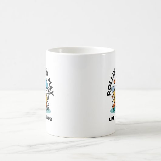 Rolling in mei als Happy Pups - Schattigee lenteho Koffiemok (Center)