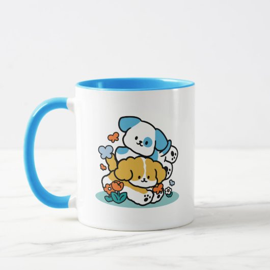 Rolling in mei als Happy Pups - Schattigee lenteho Mok (Links)