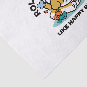 Rolling in mei als Happy Pups - Schattigee lenteho Tissuepapier (Detail)