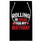 Rolling in Vegas - Las Vegas Birthday Squad Klein Cadeauzakje (Achterkant)