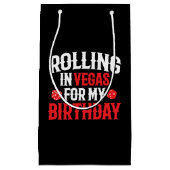 Rolling in Vegas - Las Vegas Birthday Squad Klein Cadeauzakje (Voorkant)