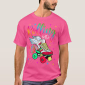 Rolling Into 10 Cool 10Th Birthday Roller Skating  T-shirt (Voorkant)