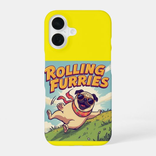Rolling into Happiness iPhone 16 Hoesje (Achterkant)