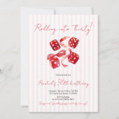 Rolling Into Thirty Birthday  Kaart (Voorkant)