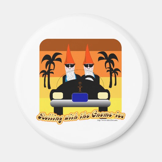 Rolling met de Gnom-ies Magneet (Voorkant)