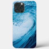 Rolling Ocean Wave in blauwe tinten Case-Mate iPhone Case (Achterkant)