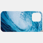 Rolling Ocean Wave in blauwe tinten Case-Mate iPhone Case (Achterkant (horizontaal))