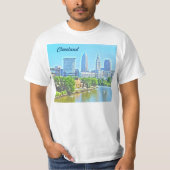 Rolling op de Cleveland T-Shirt (Voorkant)