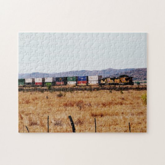 Rolling over Texas-Train Legpuzzel (Horizontaal)