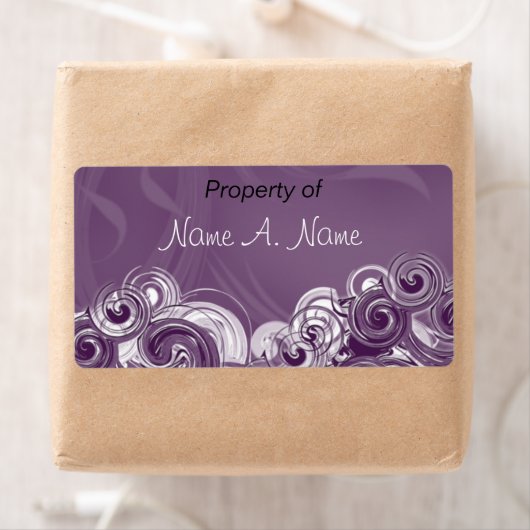 Rolling Paarse Etiket (Insitu)