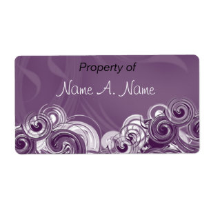 Rolling Paarse Etiket