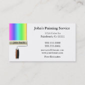 Rolling Painters White Visitekaartje (Voorkant)