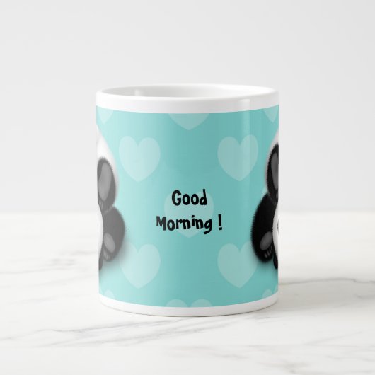 Rolling Panda Giant Coffee Mok (Voorkant)