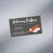 Rolling Pin and Dough | Bakkerij Magnetisch Visitekaartje (Voorbeeld)