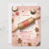 Rolling Pin Bakgeest Helder Verjaardag Kaart (Voorkant)