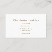 Rolling Pin Bakkerij Gebak Chef Marmer Swirls Visitekaartje (Achterkant)