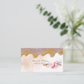 Rolling Pin Bloemen Bakkerij Drips Visitekaartje (Staand voorkant)
