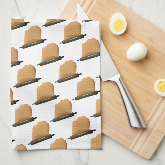 Rolling Pin en Dough Theedoek (Quarter Fold)