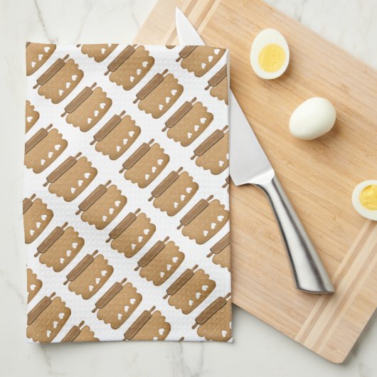 Rolling Pin en Dough Theedoek (Quarter Fold)