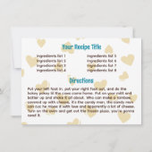 Rolling pin harten bakken kookboek recept kaart (Achterkant)