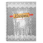 Rolling pin meel bakken kookboek recept notitieboe notitieboek (Voorkant)