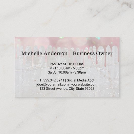 Rolling Pin Muffin Logo Visitekaartje (Achterkant)