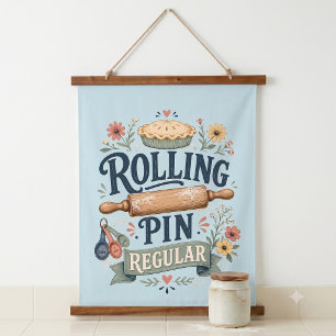Rolling Pin Regular Cottage Baker Hangend Wandkleed
