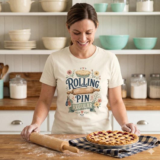 Rolling Pin Regular Cottage Baker T-shirt
