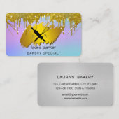 Rolling Pin Whisk Bakkerij Gebak Catering Gold Che Visitekaartje (Voorkant / Achterkant)