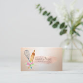 Rolling Pin Whisk Roos Gold Bruske Visitekaartje (Staand voorkant)