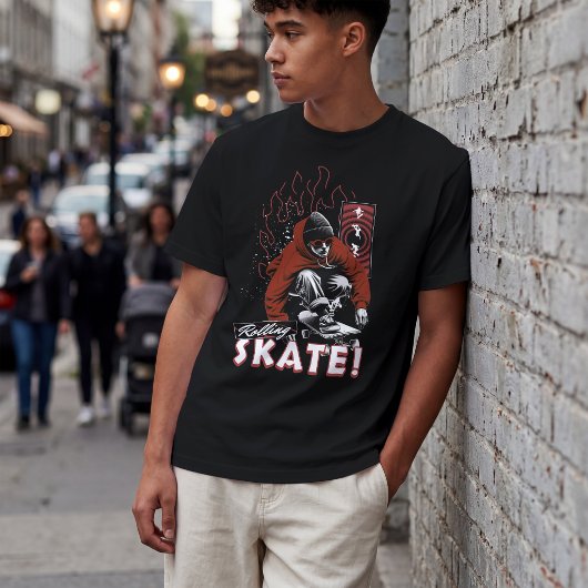 Rolling Skate Streetwear T-shirt