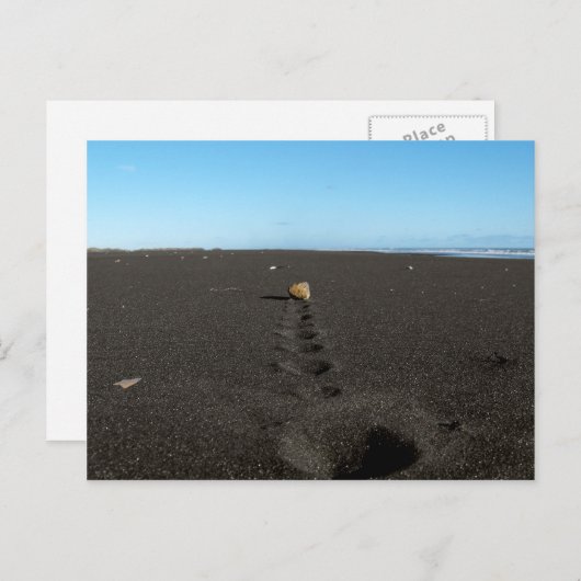 Rolling Stone aan het strand Briefkaart (Voorkant / Achterkant)