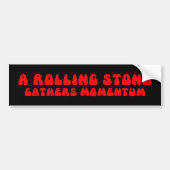 Rolling Stone Bumpersticker (Voorkant)
