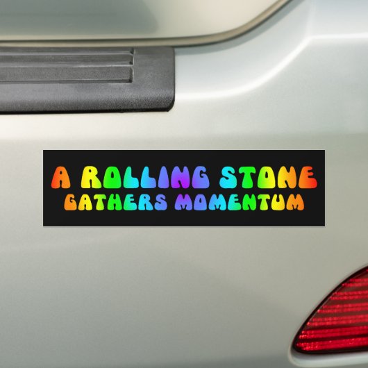 Rolling Stone Bumpersticker (Op auto)