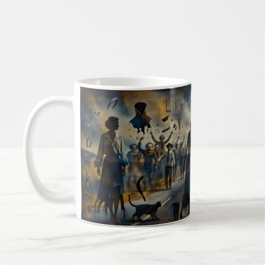 Rolling Stone Lost Highway Surreal Art MokRolling  Koffiemok (Links)