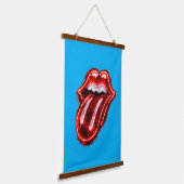 Rolling Stones-logo Hangend Wandkleed (Gebogen)